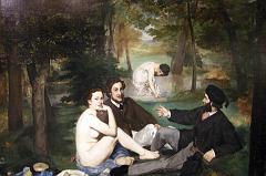 Paris Musee D'Orsay Edouard Manet 1863 Le dejeuner sur l herbe Luncheon on the Grass 